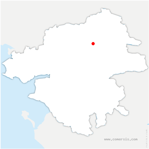 carte de localisation de Chavagnes-en-Paillers