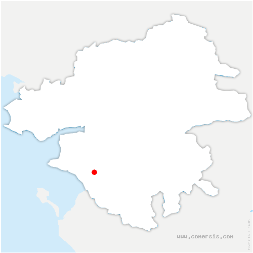 carte de localisation de Chéméré