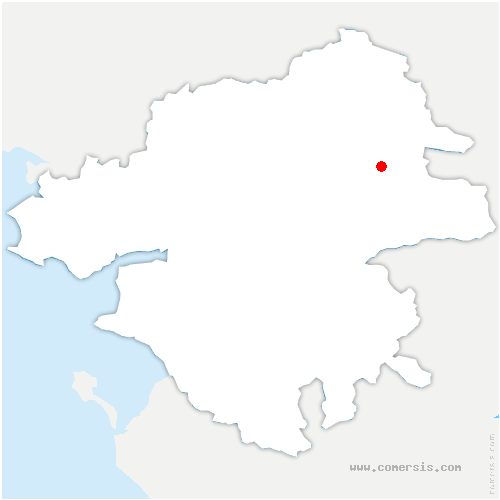 carte de localisation de Cheviré-le-Rouge