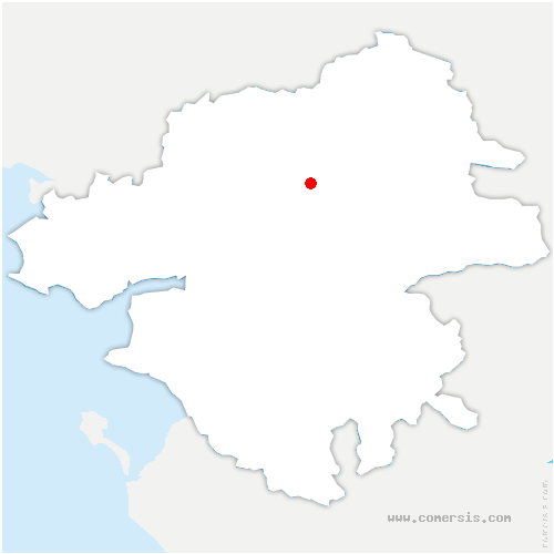 carte de localisation de la Copechagnière