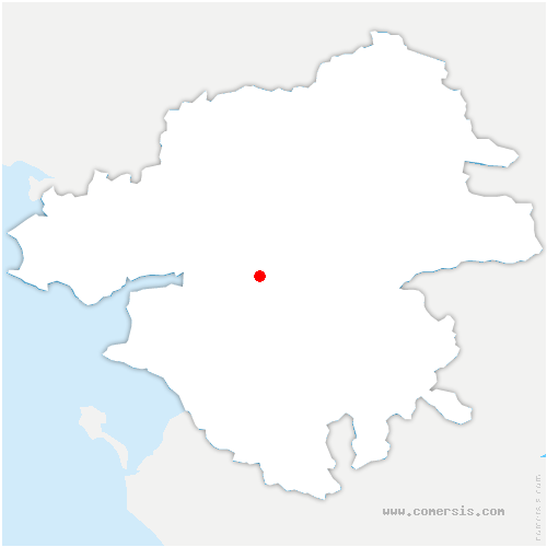 carte de localisation de Denée