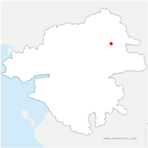 carte de localisation de Fougeré