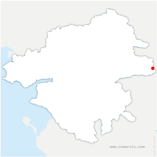 carte de localisation de Fresne-sur-Loire