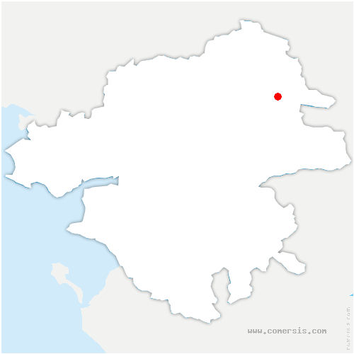 carte de localisation de Grand-Auverné