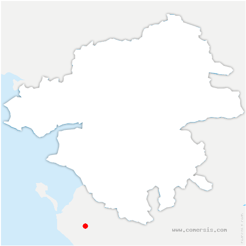carte de localisation de Langon