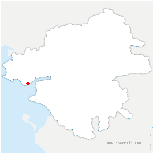 carte de localisation du Marillais