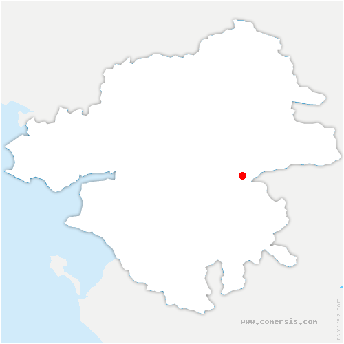 carte de localisation de Mauves-sur-Loire
