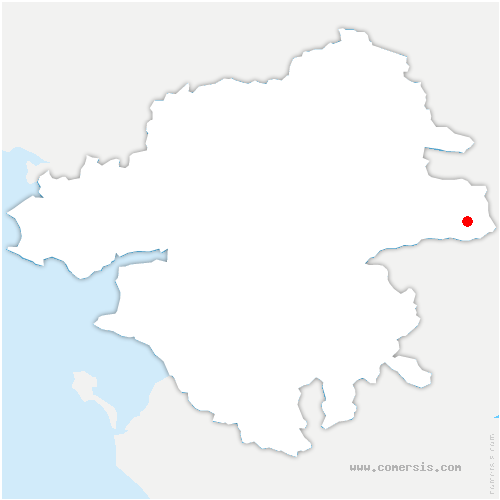 carte de localisation de Méon