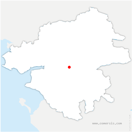 carte de localisation de Mûrs-Erigné