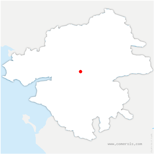 carte de localisation des Ponts-de-Cé