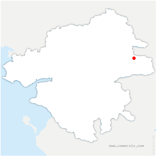 carte de localisation de Pouillé-les-Côteaux