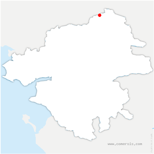 carte de localisation de Ruffigné