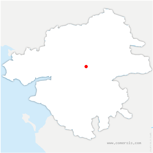 carte de localisation de Saint-Barthélemy-d'Anjou