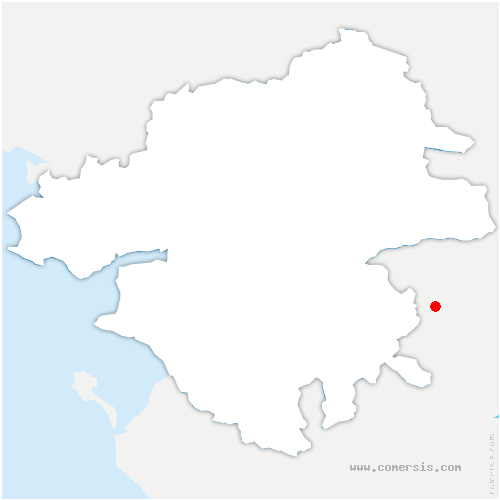 carte de localisation de Saint-Gorgon