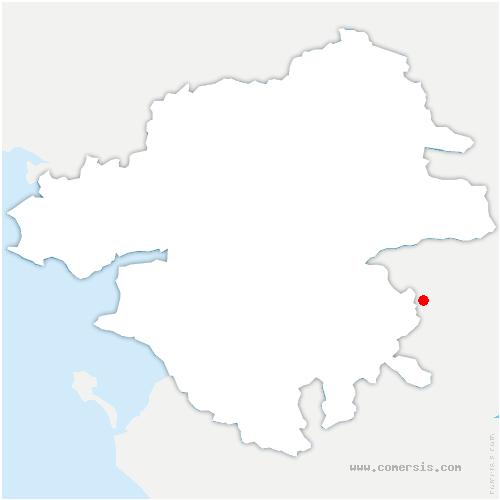 carte de localisation de Saint-Jacut-les-Pins