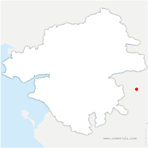 carte de localisation de Saint-Jean-la-Poterie
