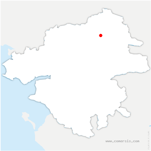 carte de localisation de Saint-Vincent-des-Landes