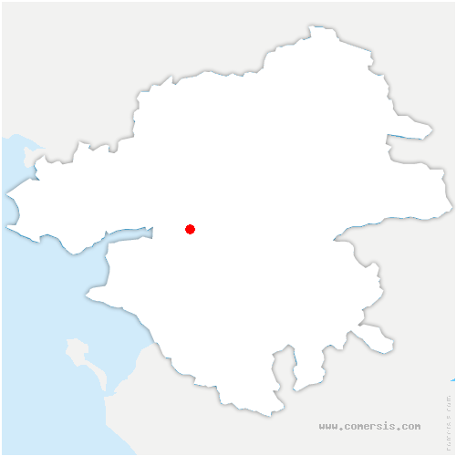 carte de localisation de Savennières
