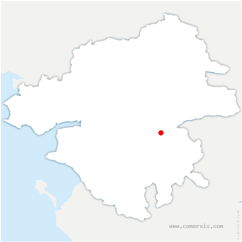 carte de localisation de Thouaré-sur-Loire