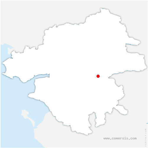 carte de localisation du Thoureil