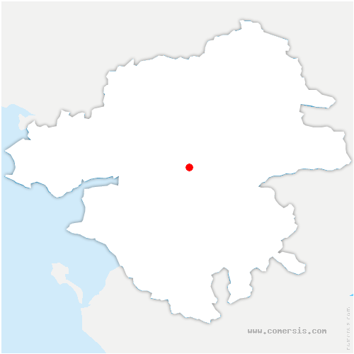 carte de localisation de Treillières