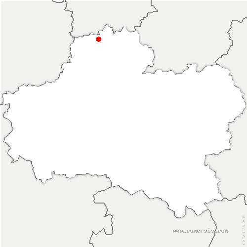 carte de localisation de Autruy-sur-Juine