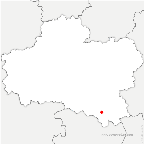 carte de localisation d'Autry-le-Châtel