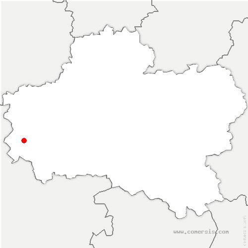 carte de localisation du Bardon