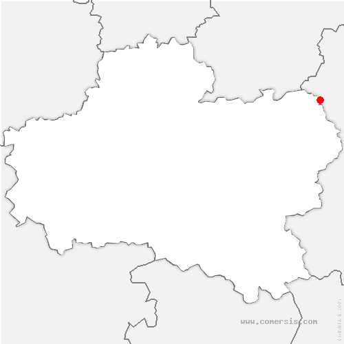 carte de localisation de Bazoches-sur-le-Betz