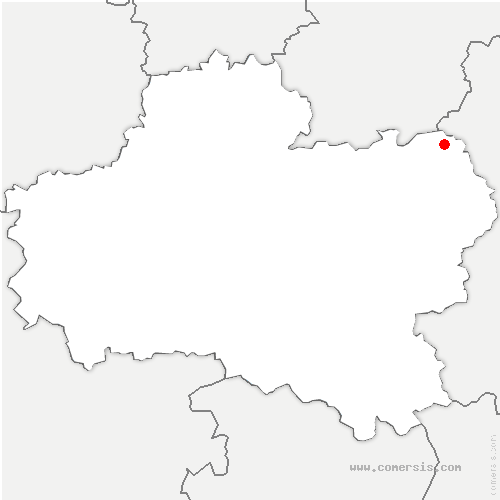 carte de localisation de Bignon-Mirabeau