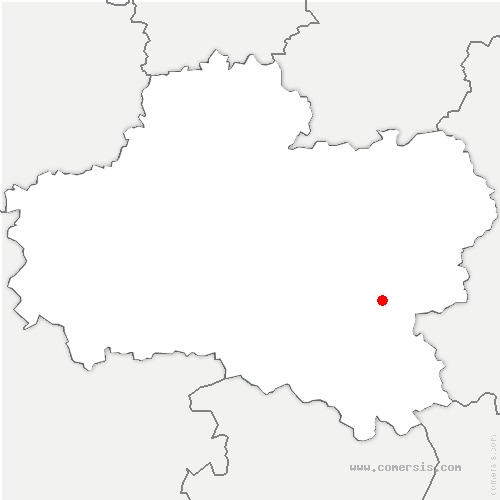 carte de localisation de Boismorand