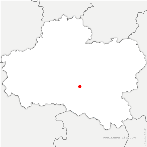 carte de localisation de Bordes