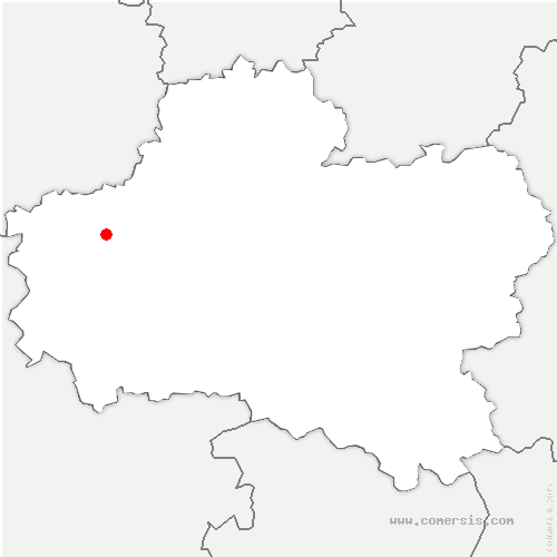 carte de localisation de Boulay-les-Barres