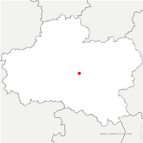 carte de localisation de Bouzy-la-Forêt