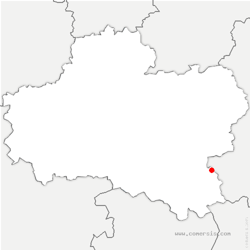 carte de localisation de Breteau