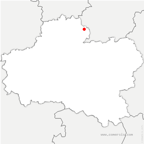 carte de localisation de Briarres-sur-Essonne