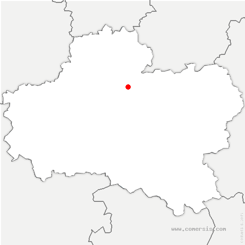 carte de localisation de Briou