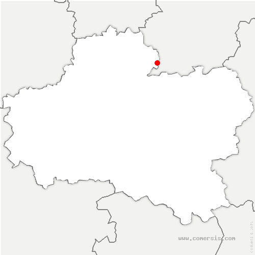 carte de localisation de Bromeilles