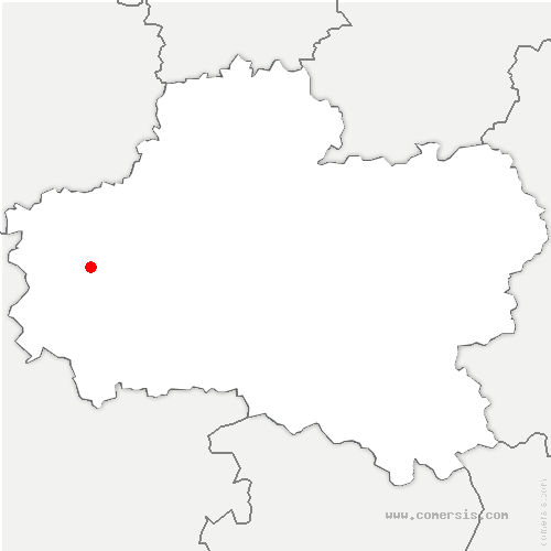 carte de localisation de Bucy-Saint-Liphard