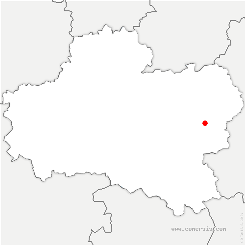 carte de localisation de la Chapelle-sur-Aveyron