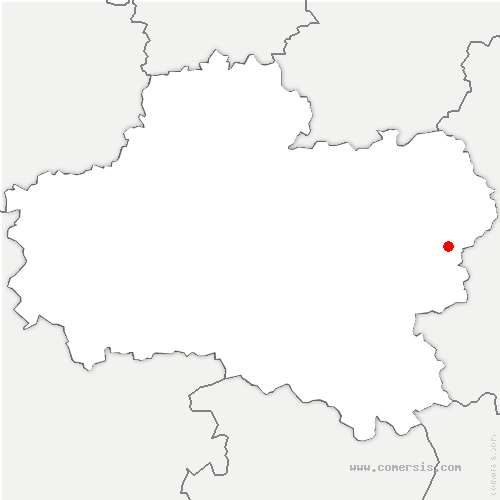 carte de localisation de Château-Renard