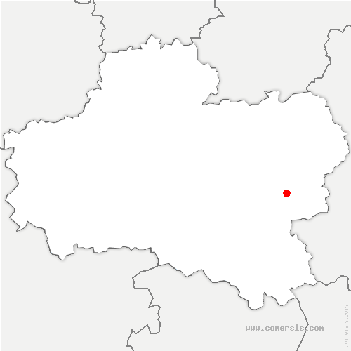 carte de localisation de Châtillon-Coligny
