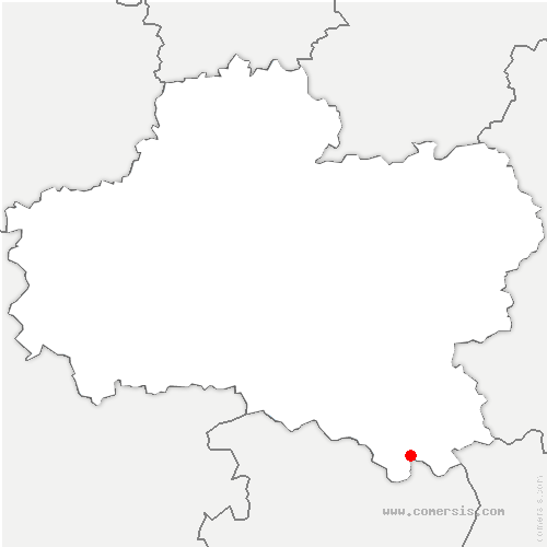 carte de localisation de Châtillon-sur-Loire