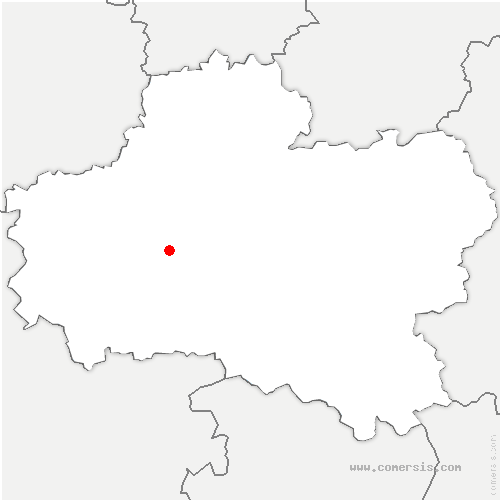 carte de localisation de Chécy
