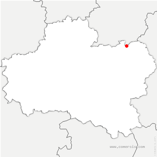 carte de localisation de Chevannes