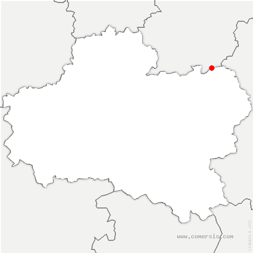 carte de localisation de Chevry-sous-le-Bignon