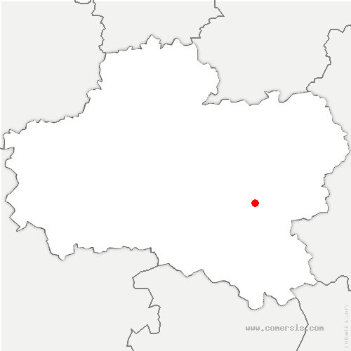 carte de localisation de Choux