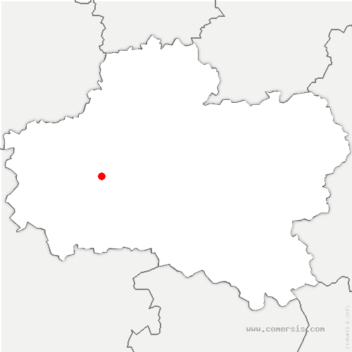 carte de localisation de Combleux