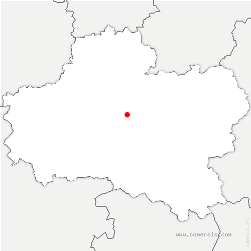 carte de localisation de Combreux
