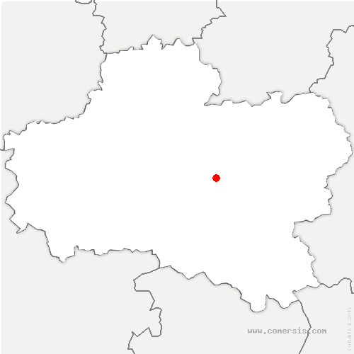 carte de localisation de Coudroy